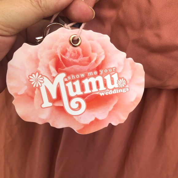 Show Me Your Mumu Medium Kendall Maxi Dress Rustic Mauve RM24 Bridesmaid - Picture 7 of 8